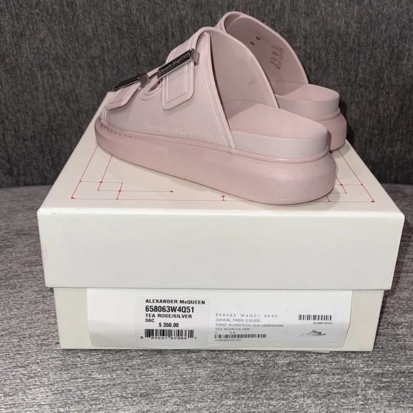 NWT Alexander McQUEEN Women's Hybrid Slide Sandals - Picture 5 of 6